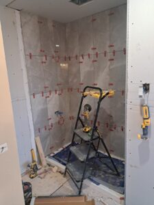 Ensuite bathroom renovation with freestanding tub and glass shower, Ottawa