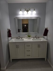 Ensuite bathroom renovation with freestanding tub and glass shower, Ottawa