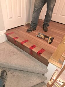 Vinyl plank flooring and laundry room, Ottawa